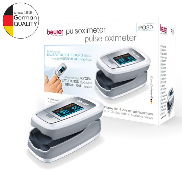 Beurer PO30 Pulse Oximeter, Heart Rate Monitor - Image 2