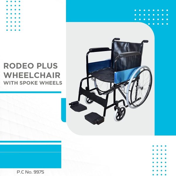 Vissco Rodeo Plus Wheelchair With Fixed Handle - Image 6