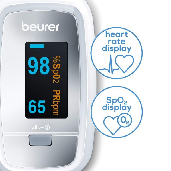Beurer PO30 Pulse Oximeter, Heart Rate Monitor - Image 4