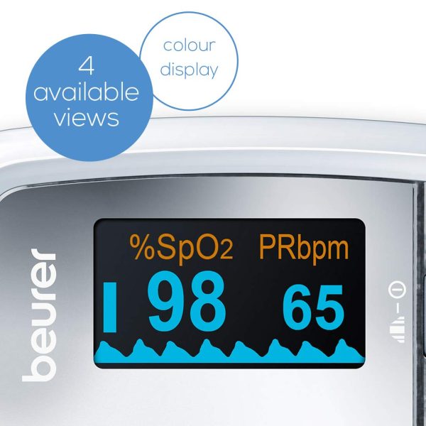 Beurer PO30 Pulse Oximeter, Heart Rate Monitor - Image 3