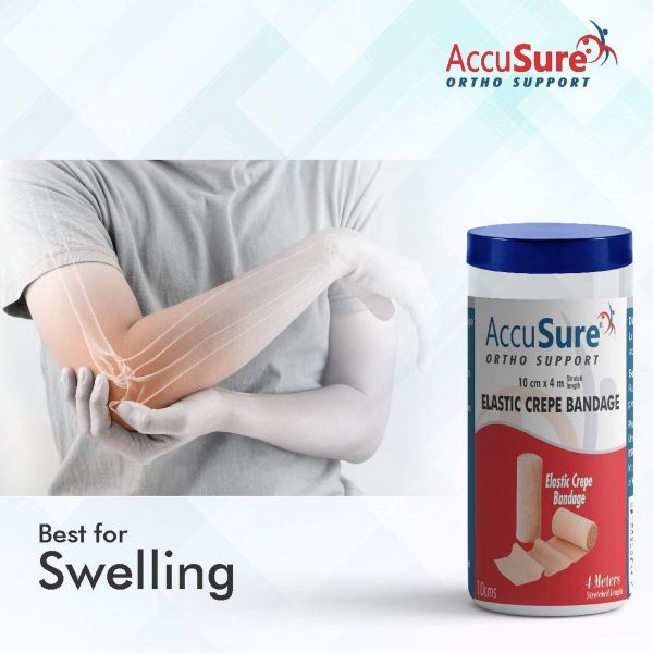 AccuSure Elastic Crepe Bandage (6 cm) - Image 5