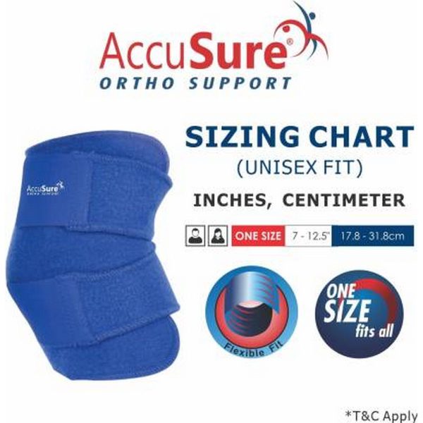AccuSure Elbow Wrap- Neoprene (E2) Universal Size - Image 3