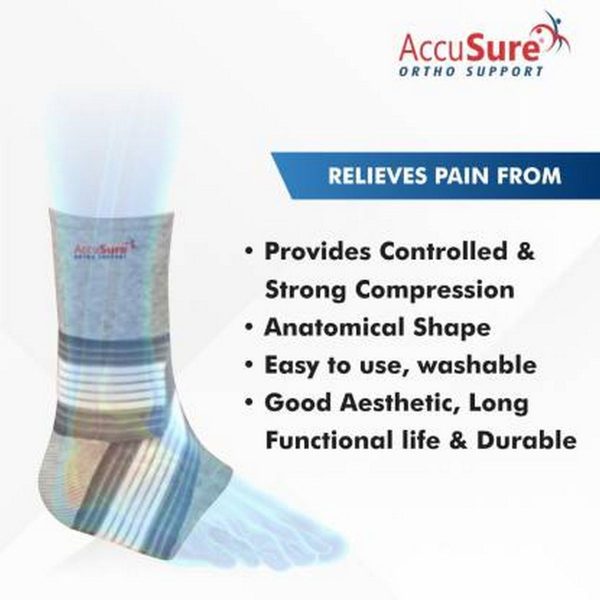 AccuSure Ankle Support for Women & Men (All Sizes) - Image 2