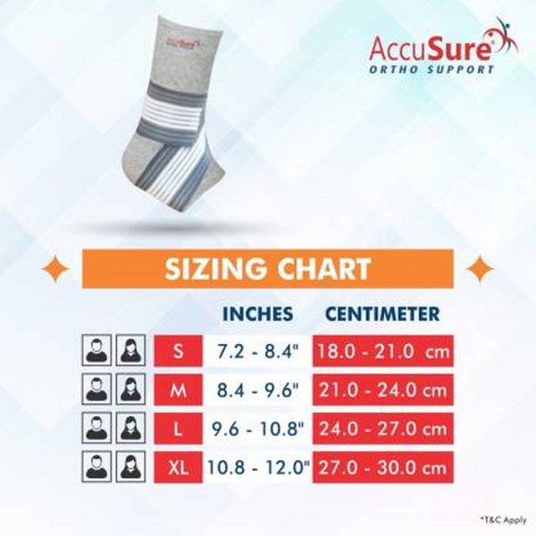 AccuSure Ankle Support for Women & Men (All Sizes) - Image 4