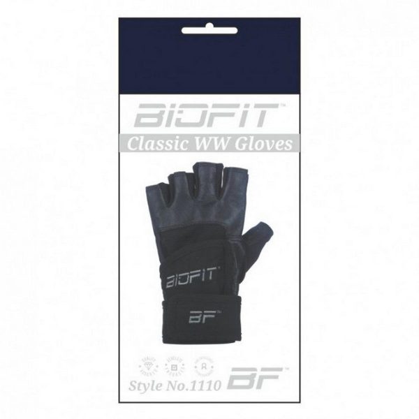 Biofit Classic Wrist Wrap Gloves (Black) - Image 3