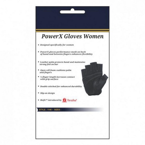 Biofit PowerX Gloves Womens (Black) - Image 2