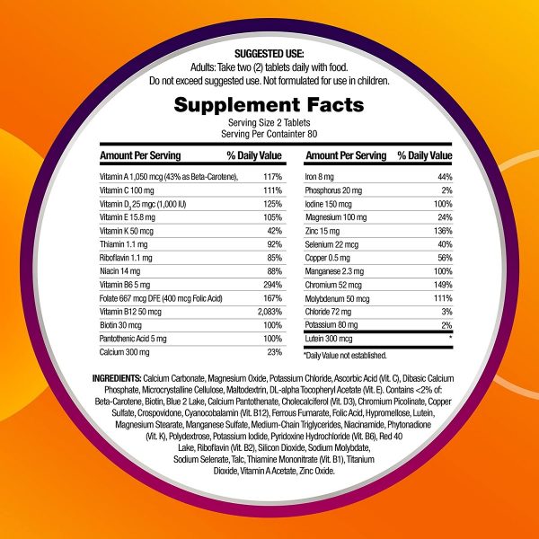 Centrum Minis Women's Daily Multivitamin For Immune Support (280 Tablets) - Image 2