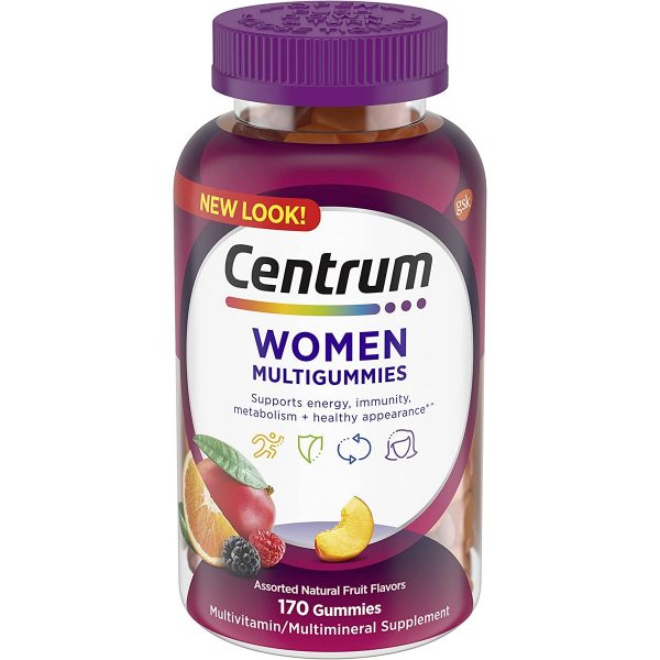 Centrum Multigummies Gummy Multivitamin For Women, Fruit (170 Count)