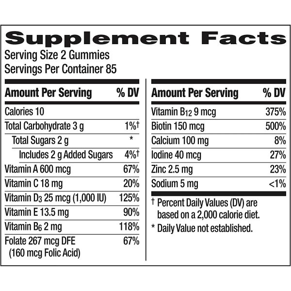 Centrum Multigummies Gummy Multivitamin For Women, Fruit (170 Count) - Image 2