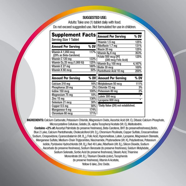Centrum Silver Multivitamin For Men 50 Plus (200 Counts) - Image 2