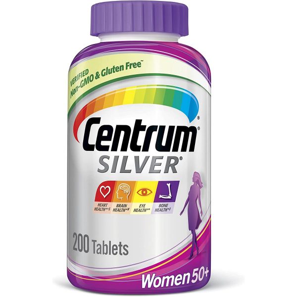 Centrum Silver Women's Multivitamin For Women 50 Plus (200 Count)