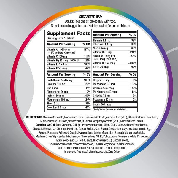 Centrum Silver Women's Multivitamin For Women 50 Plus (200 Count) - Image 2