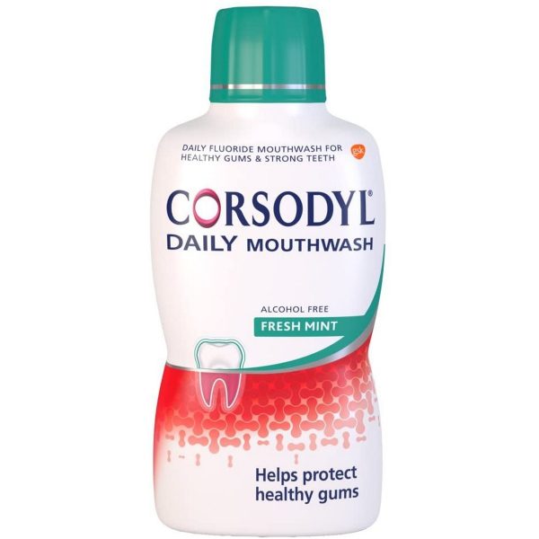 Corsodyl Daily Alcohol Free Mouthwash Freshmint (500 ml)