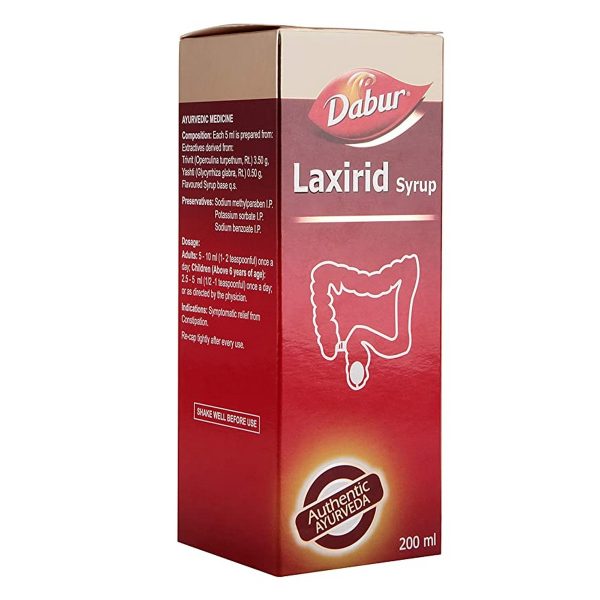 Dabur Laxirid Syrup (200 ml Pack of 4)