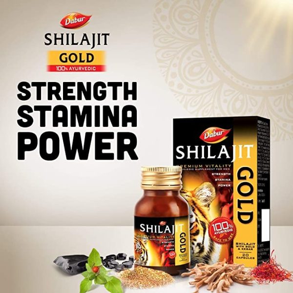 Dabur Shilajit Gold  (10 capsules) - Image 2