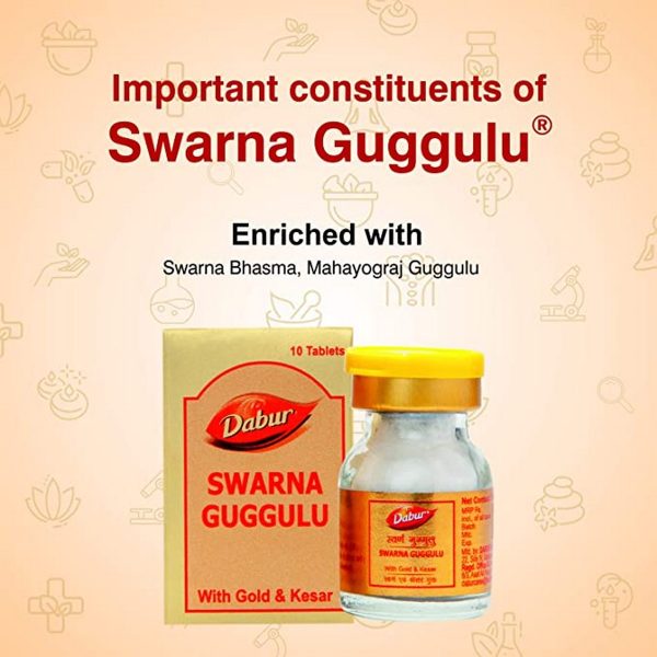 Dabur Swarna Guggulu Gold (10 Tablets) - Image 5