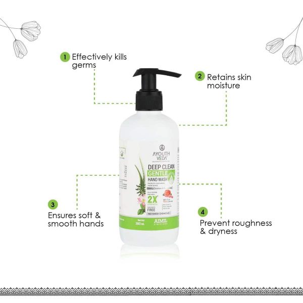 Ayouthveda Deep Clean Gentle Hand Wash (Set of 2) - Image 3