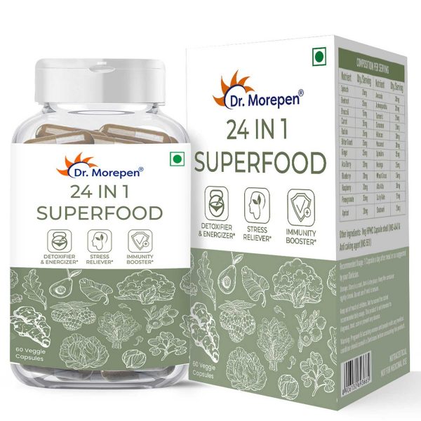 Dr. Morepen 24 In 1 Superfood (60 Capsules)