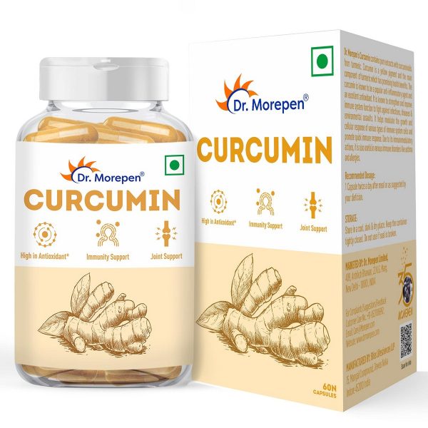 Dr. Morepen Curcumin Capsules (60 Cap) Buy 1 Get 1 Free.