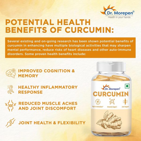 Dr. Morepen Curcumin Capsules (60 Cap) Buy 1 Get 1 Free. - Image 7