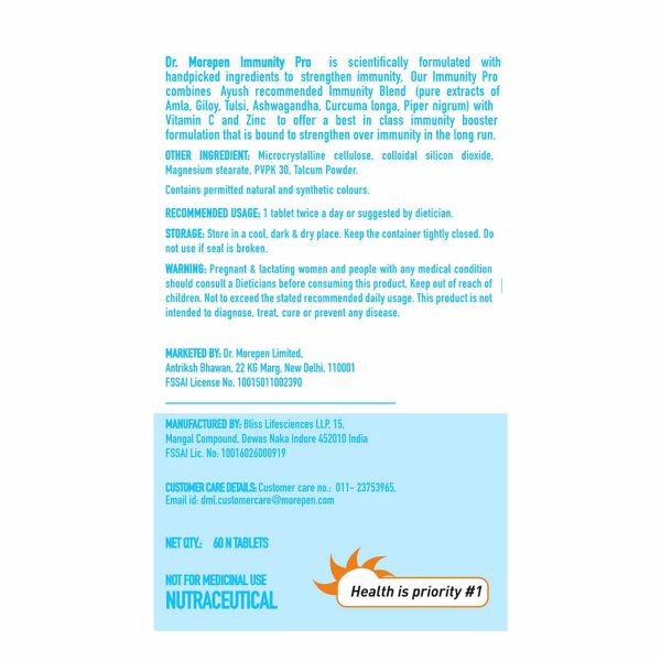 Dr. Morepen Immunity Pro (60 Tab) - Image 7