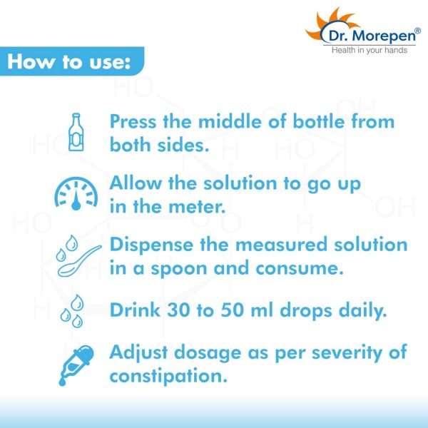 Dr. Morepen Kabzdur Solution USP 10 (Natural Stool Softener) - Image 6