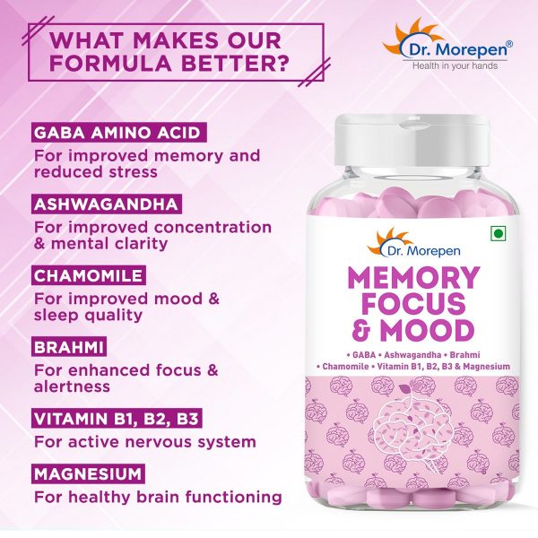 Dr. Morepen Memory Focus & Mood Tablets - Image 4