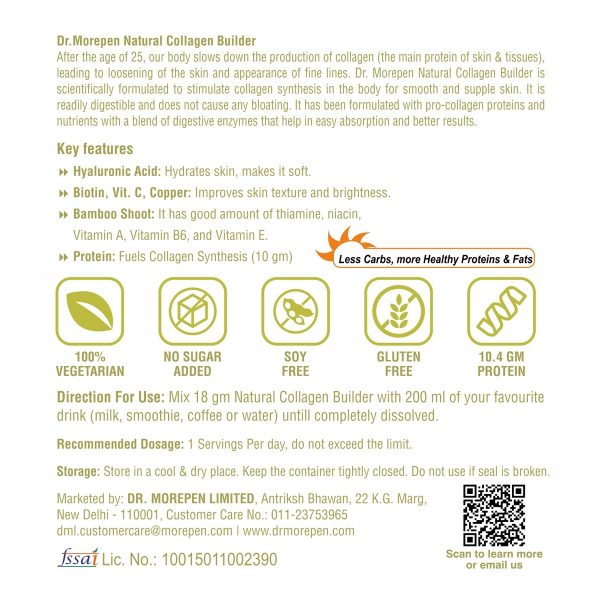 Dr. Morepen Natural Collagen Builder (Pack Of 2) - Image 4