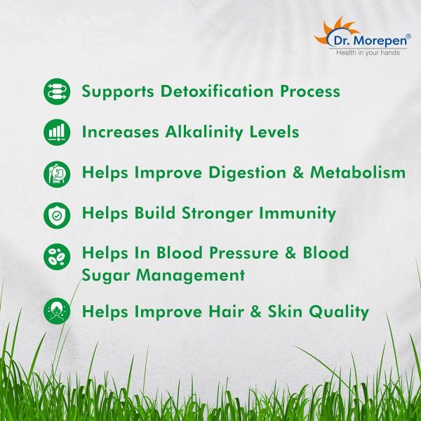 Dr. Morepen Wheat Grass Superfood Veg, Buy 1 Get 1 Free (1000 mg) - Image 4