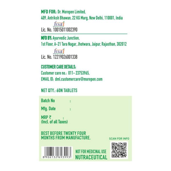 Dr. Morepen Wheat Grass Superfood Veg, Buy 1 Get 1 Free (1000 mg) - Image 3
