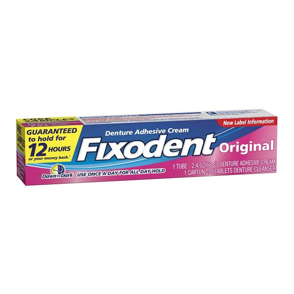 Fixodent Denture Adhesive Cream (2.4 Ounce)