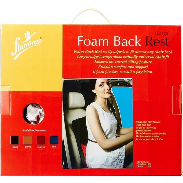 Flamingo Foam Back Rest - Large (Red) - Image 4