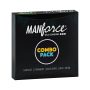 Manforce 3 in 1 Condoms Combo Pack, Assorted Flavours - 20 Pieces