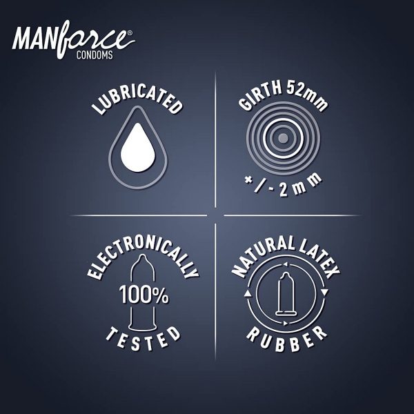 Manforce 3 in 1 Condoms Combo Pack, Assorted Flavours - 20 Pieces - Image 4