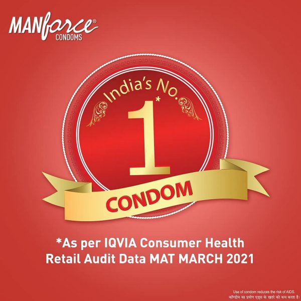 Manforce Cocktail Condoms Strawberry & Vanilla Flavoured (10 Pieces) - Image 2