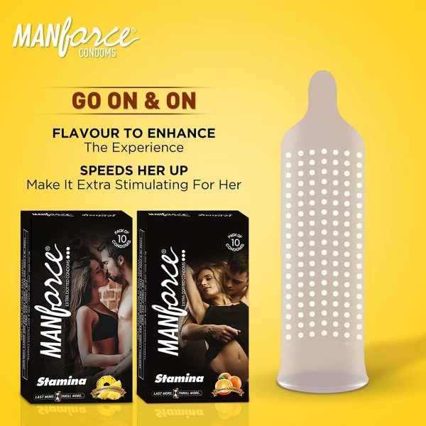 Manforce Condoms Combo Pack, Assorted Flavours- 10 Pieces (Pack of 9) - Image 6