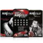 Manforce Extra Dotted Litchi, Strawberry & Chocolate Flavoured Condom (Set Of 3)