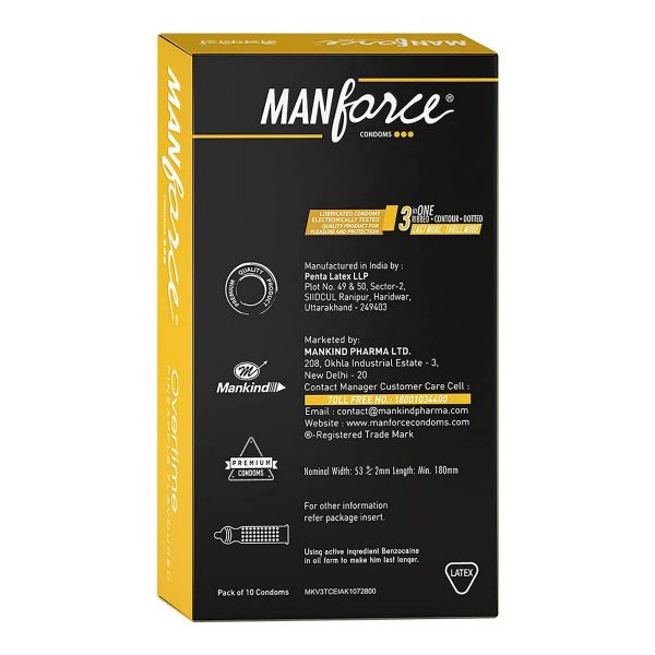 Manforce Overtime Orange & Pineapple 3in1 Condoms - 10s (Pack of 2) - Image 7
