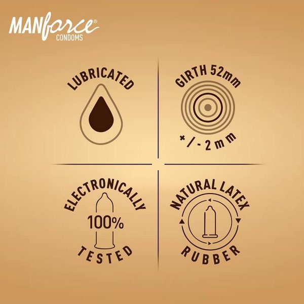 Manforce Premium Hotdots Belgian Chocolate Condoms (10 Pieces) - Image 4