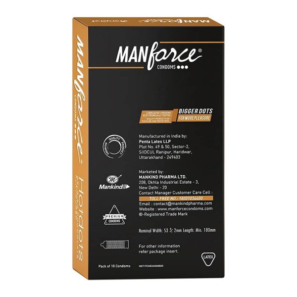 Manforce Premium Hotdots Belgian Chocolate Condoms (10 Pieces) - Image 6
