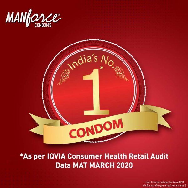 Manforce Wild 3 in 1 Strawberry Condoms (4 Pack's of 10) - Image 2