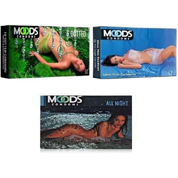 Moods Condoms All night Combo (10 pc X 3)