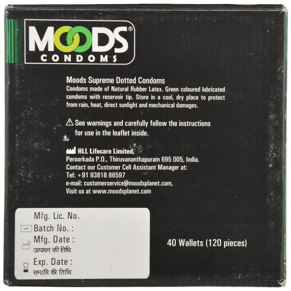 Moods Dotted Condoms (Pack of 120) - Image 3