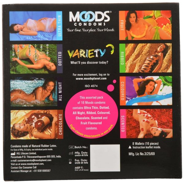Moods Variety Condoms (Pack of 2) - Image 2