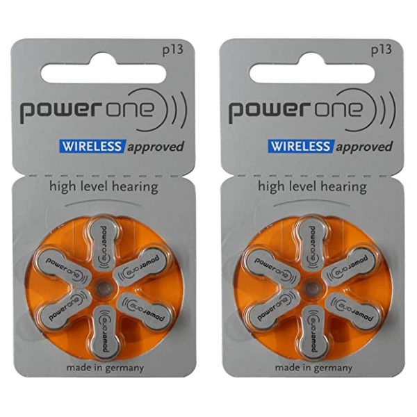 Power One P13 Hearing AID Battery - 6 Pieces Pack