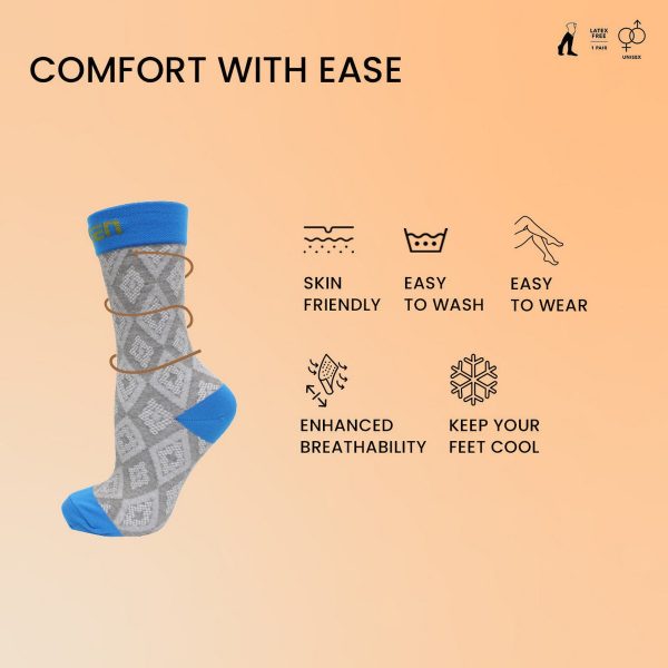 Sorgen Compression Bamboo Crew Length Socks - Image 5
