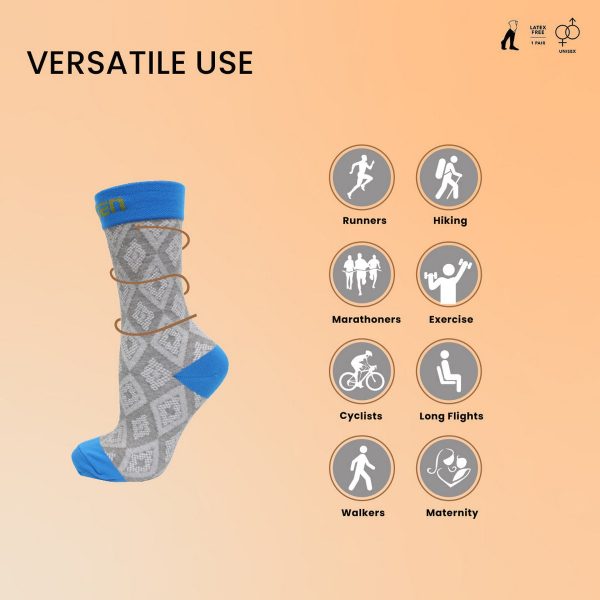 Sorgen Compression Bamboo Crew Length Socks - Image 3