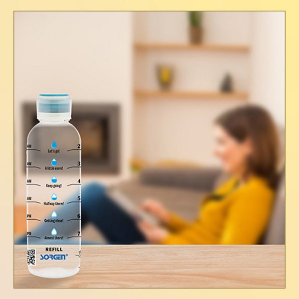 Sorgen Hourly Water Bottle with Motivational Time Marker - Image 5