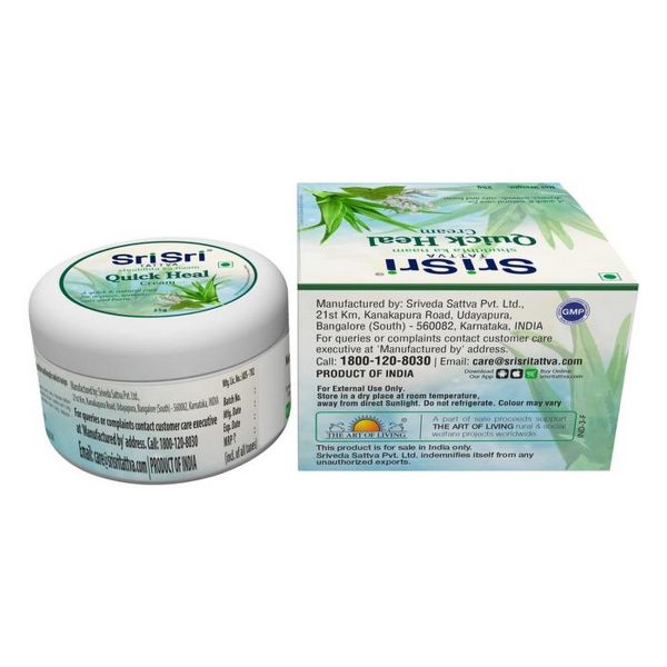 Sri Sri Tattva Quick Heal Cream (25 grams) - Image 2