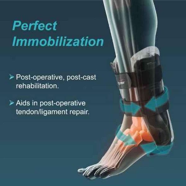 Tynor Air Ankle Splint, Black (1 Unit) - Image 2